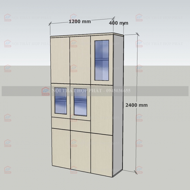 Tủ Trang Trí Gỗ TTTG023
