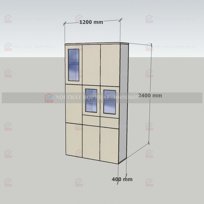 Tủ Trang Trí Gỗ TTTG023